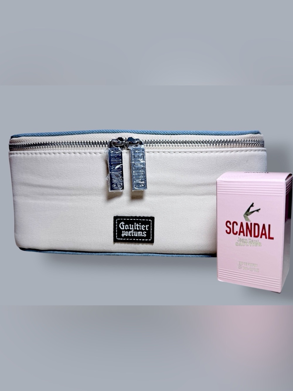 Gaultier Parfums Cosmetic Pouch + Scandal Mini